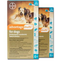 Advantage Multi for Dogs 9.1-20 lbs 12 Month